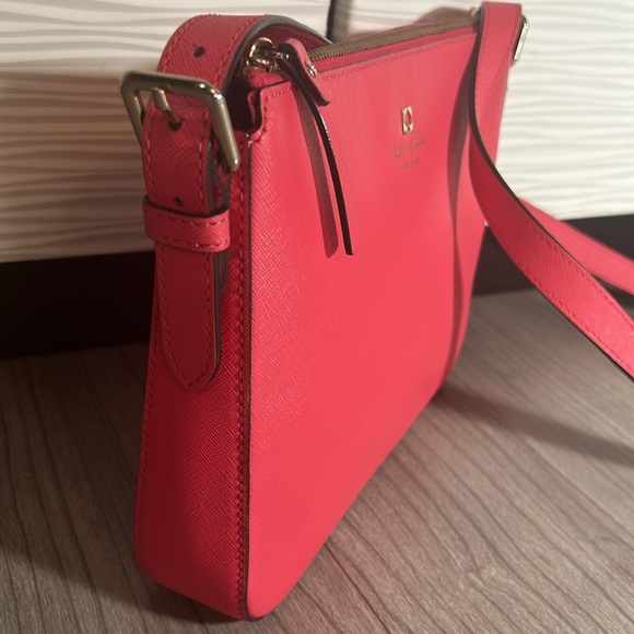Kate Spade pink leather shoulder bag/crossbody - Picture 4 of 10